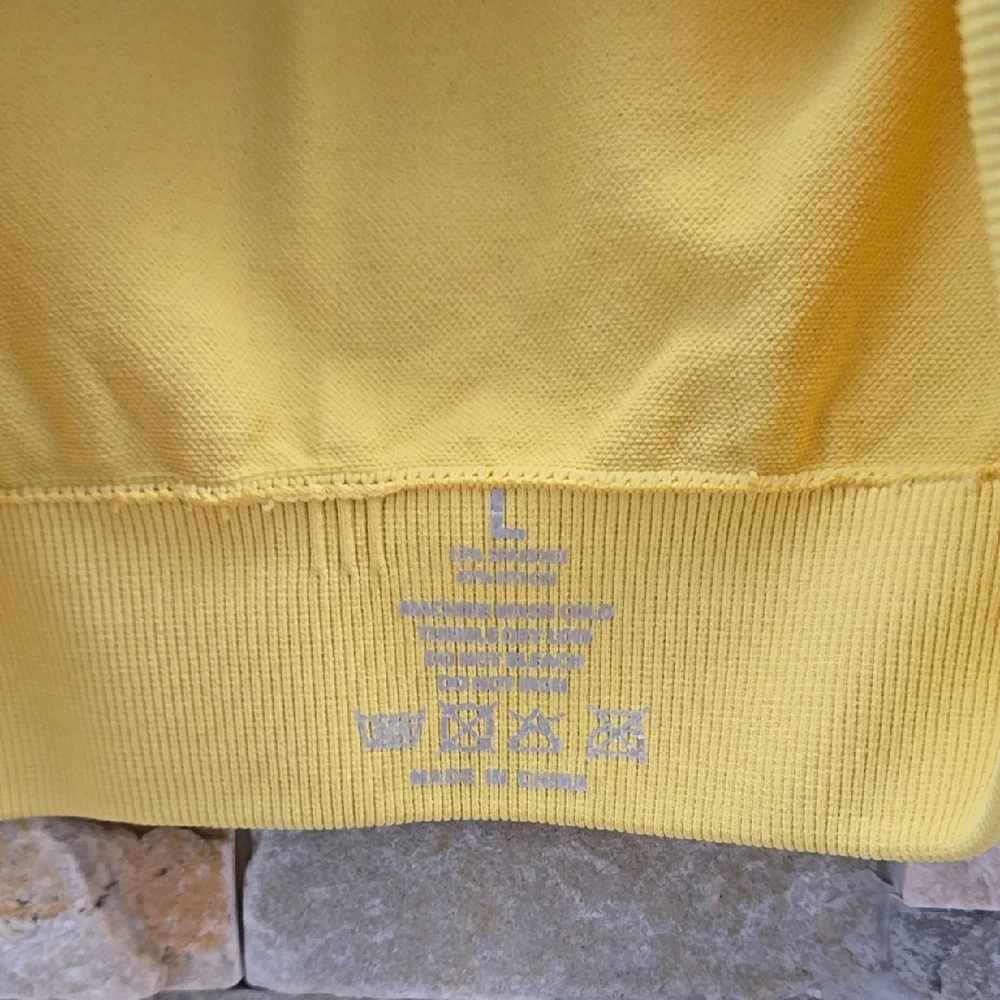 Yellow Long Sleeve Women's Top - Picture 3 of 4